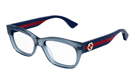 gucci red blue white stripe glasses|prescription Gucci gg0278o glasses.